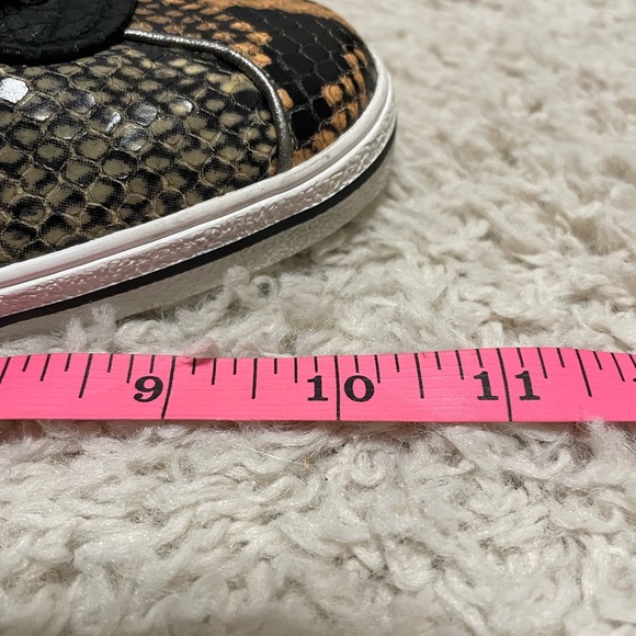 Marc by Marc Jacobs Two Tone Python Embossed Leather Sneakers - Picture 9 of 11